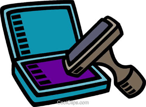 Download HD Rubber Stamp Pad Royalty Free Vector Clip Art Illustration