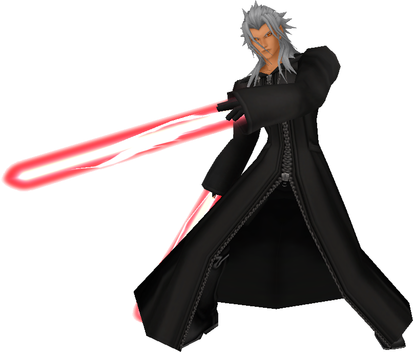 Xemnas Ethereal Blades - Xemnas Render Kingdom Hearts Ii (815x695), Png Download