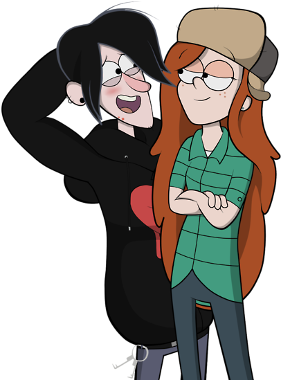 Tumblr Mdtaseerxe1qe8oe9o1 R2 1280 - Gravity Falls Personajes Wendy (500x557), Png Download