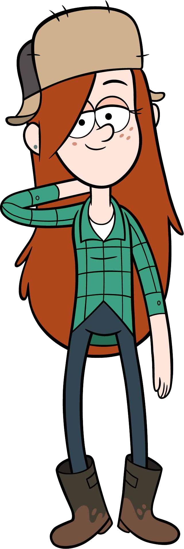 Wendy Corduroy Gravity Falls - Personajes De Gravity Falls Dibujos (641x1904), Png Download