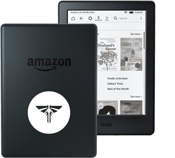 The Last Of Us Logo Kindle Vinyl Decal Sticker Bearbearbearbearshop - All-new Kindle E-reader 6″ Glare-free Touchscreen Display, (660x660), Png Download