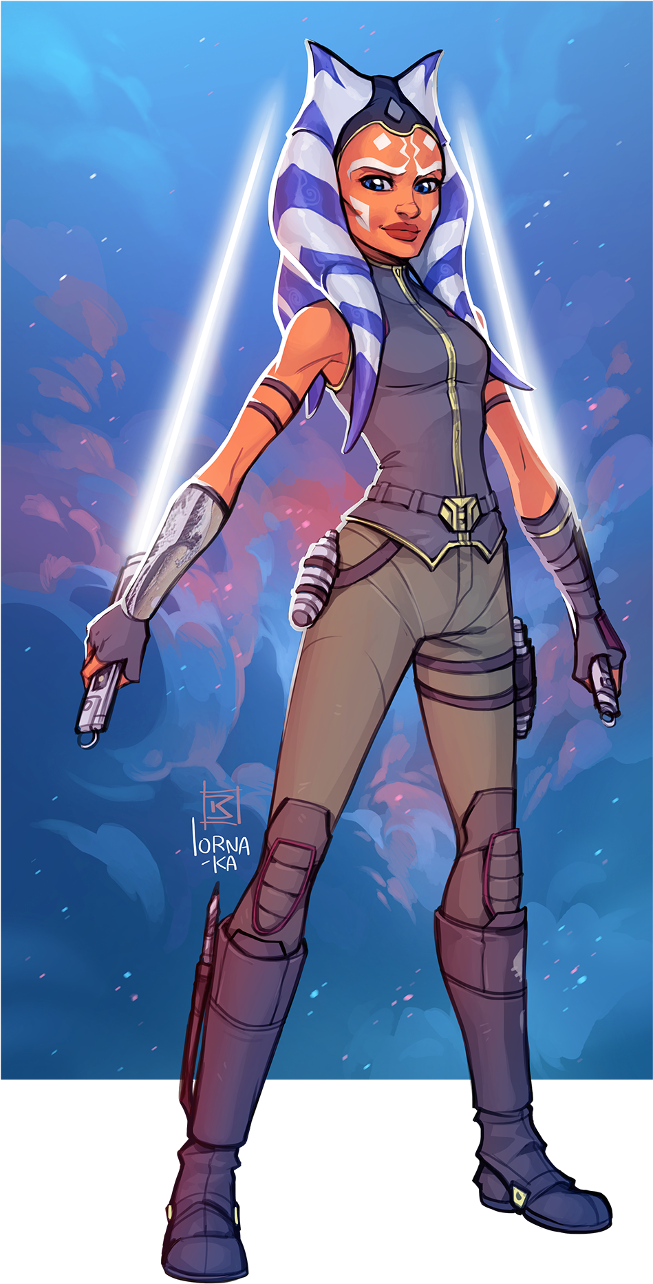 "she's Something Special" - Ahsoka Tano Siege Of Mandalore (1200x2021), Png Download