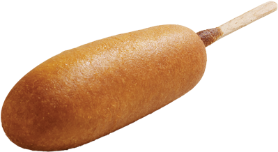 Corndog - School Corn Dog (400x450), Png Download