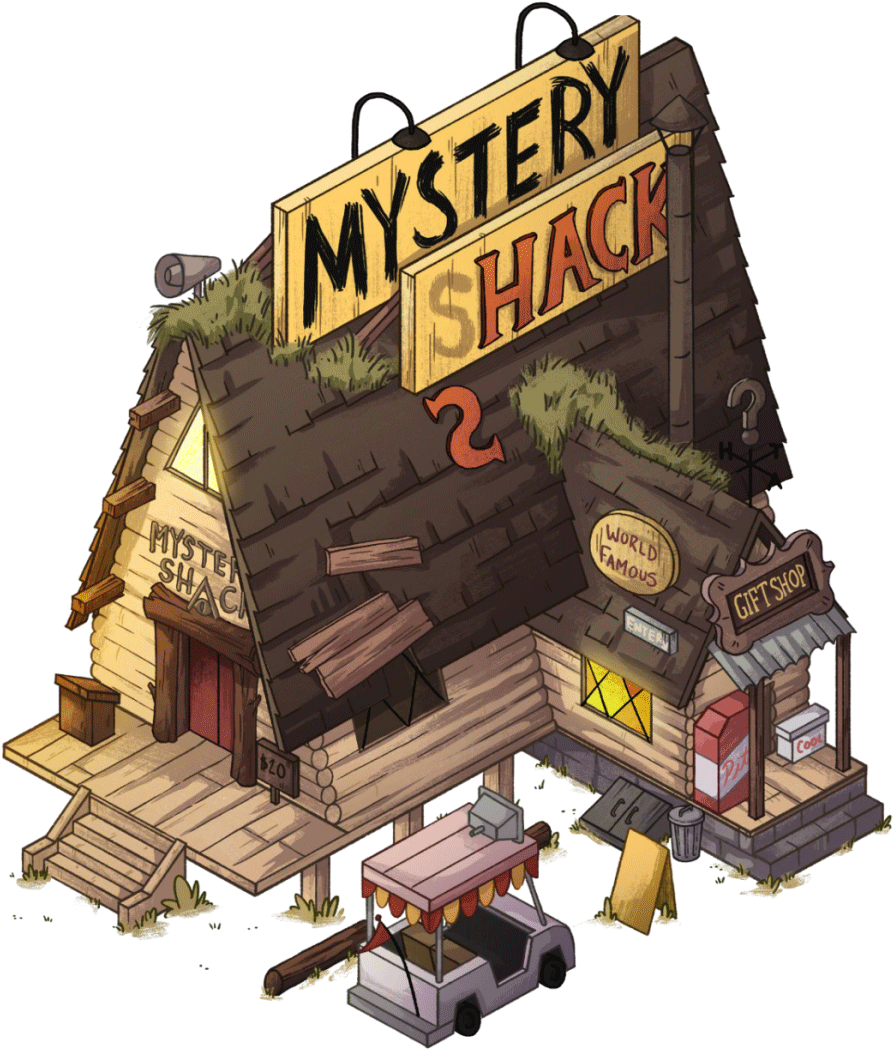 Cwdizml - Mystery Shack (1200x1200), Png Download