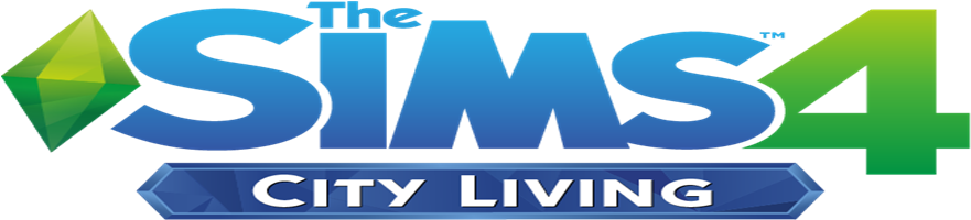 Sims 4 City Living Png - The Sims 4: City Living (880x290), Png Download