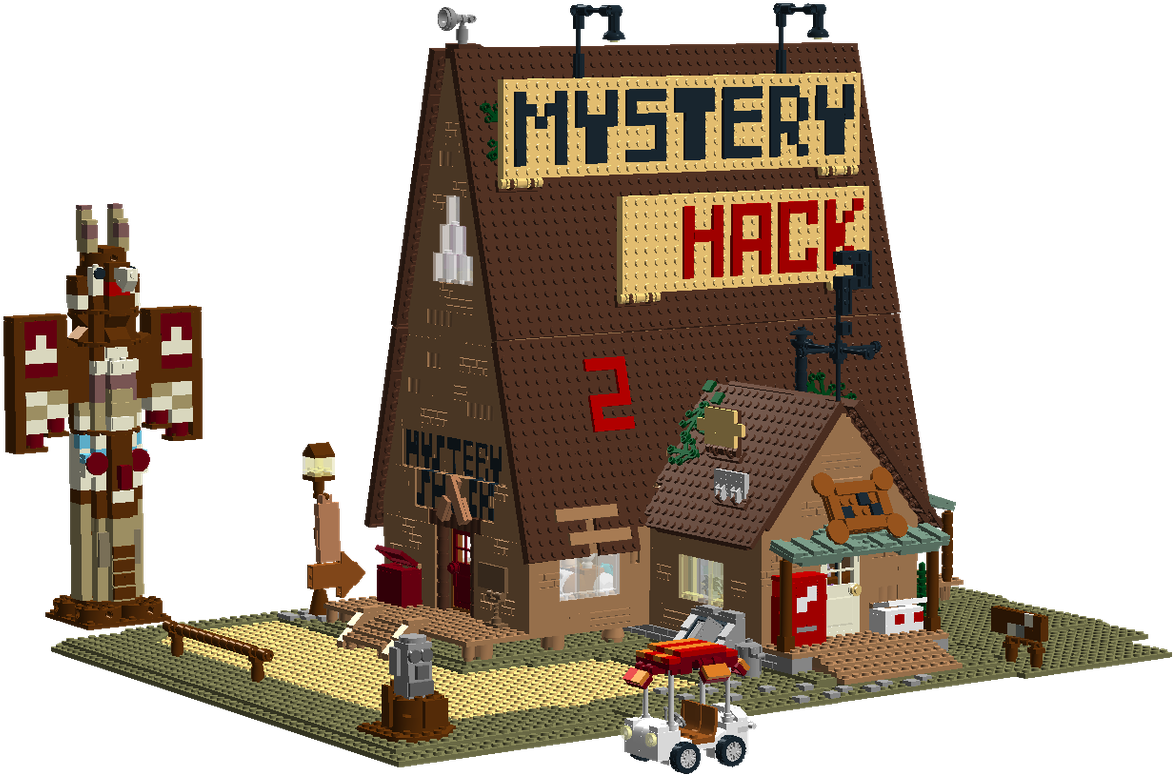 Mystery Shack "gravity Falls" - Cottage (1600x845), Png Download