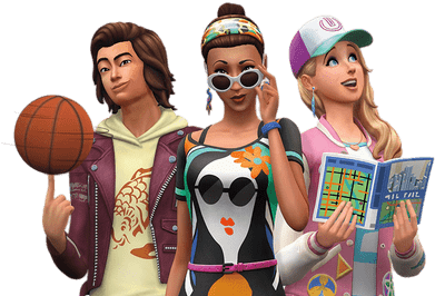 The Sims Youngsters - Sims 4 City Living - Pc (400x400), Png Download