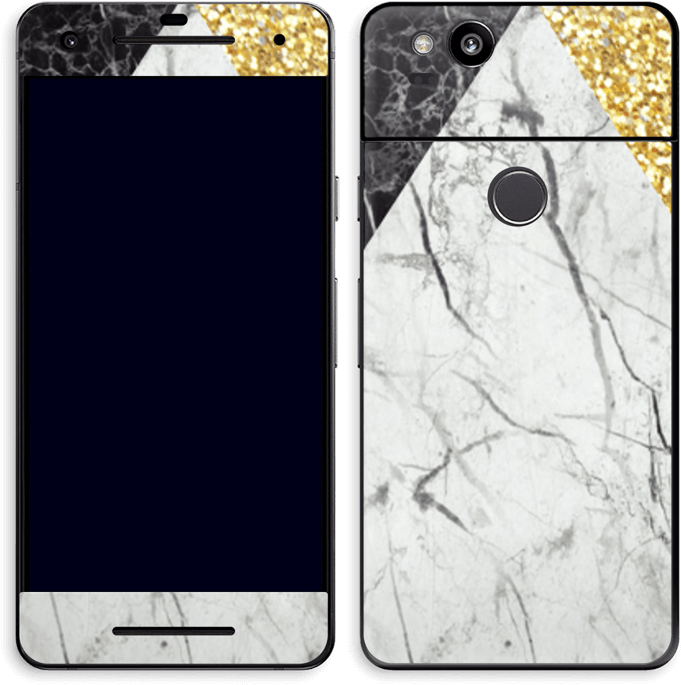 A Mix Of Marbles And Gold Glitter Printed On A Fabulous - Iphone (791x800), Png Download