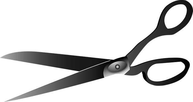 Scissors Cut Red Tape Cutting People Hair - Kéo Cắt Tóc Vector (639x340), Png Download
