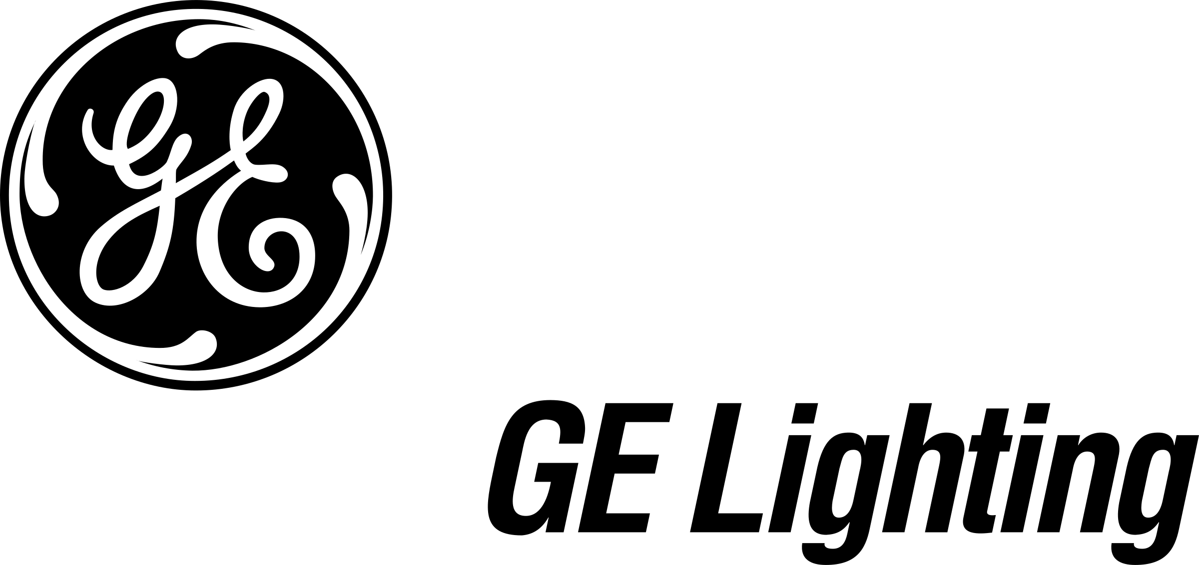 Ge Lighting Logo Png Transparent - Ge Lighting Vector Logo (2400x1132), Png Download