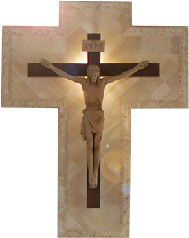Ask A Question - Crucifix (368x440), Png Download