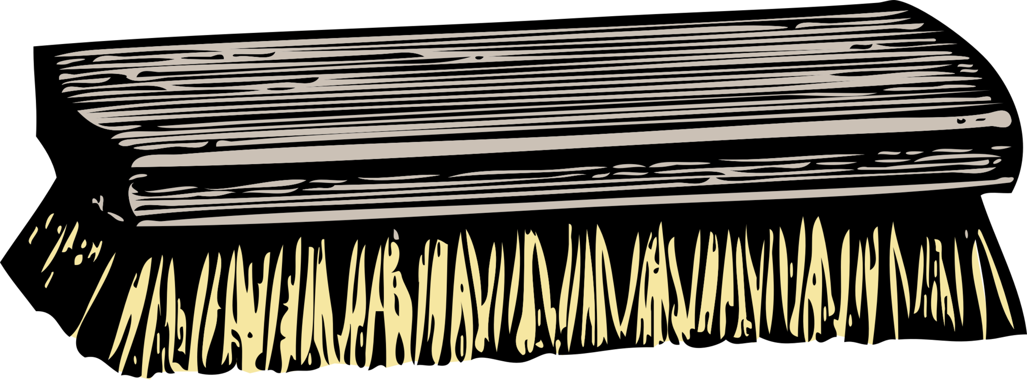 Paintbrush Bristle Cleaning Computer Icons - Scrub Brush Clip Art (2025x750), Png Download