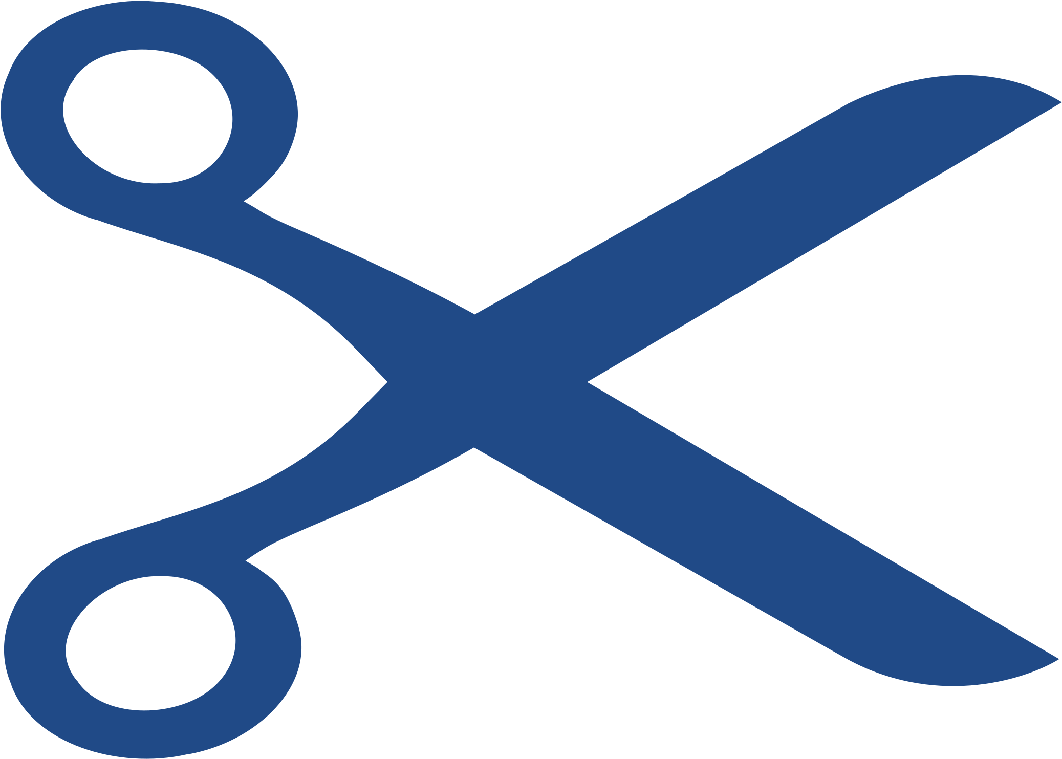 Openclipart Scissors Logo In Blue - Blue Scissors Clip Art (800x800), Png Download