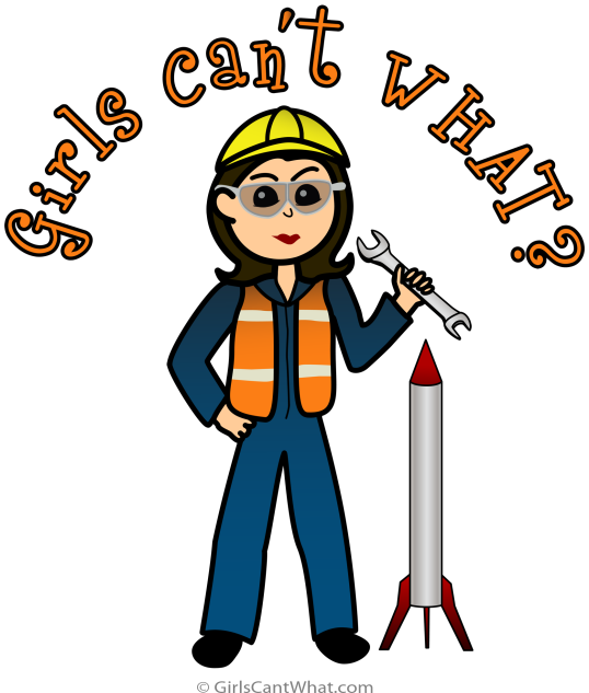 Girls Cant What Sticker Logo - Happy Women Engineers Day (645x645), Png Download