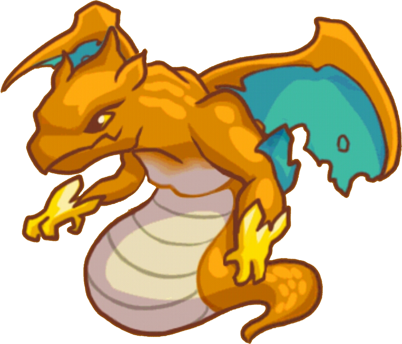 Fire-breathing Flying Dragon - Hp 8 Little Evolution World Wikia (1440x1269), Png Download