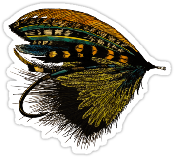 Steelhead Fly, Inspired By The Rivers Of British Columbia - T-shirt (375x360), Png Download