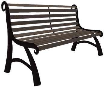 Bench Furniture Garden Park Seat Bench Ben - Bench Park Png Download (406x340), Png Download