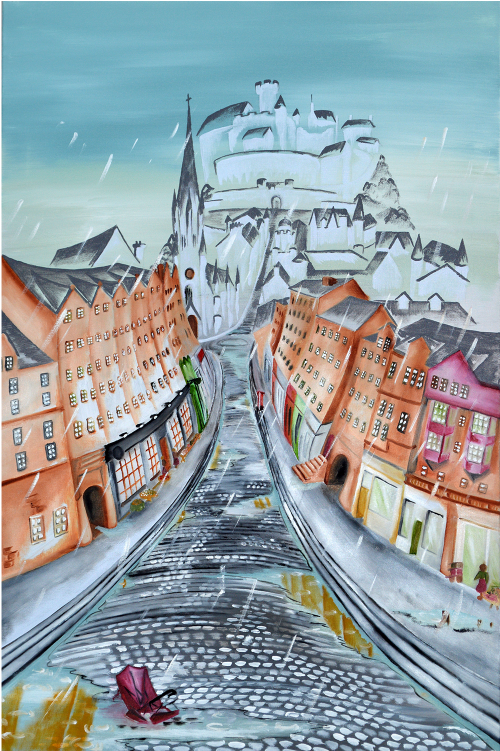 Banner Transparent Download The Rainy Mile Print Ramsay - Rain (1000x1194), Png Download