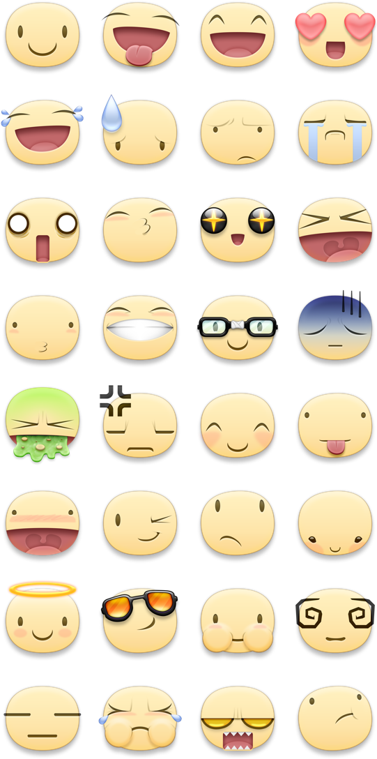 Meep Facebook Stickers - Stickers For Facebook (540x1100), Png Download