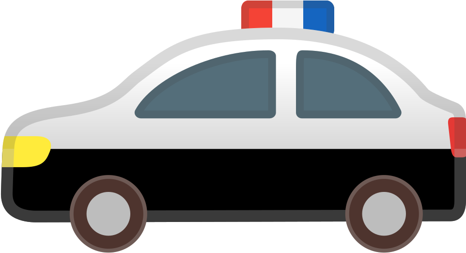 Download Svg Download Png - Police Car Icon Png (1024x1024), Png Download