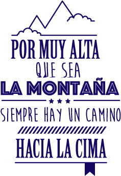 Por Muy Alta Que Sea La Montaña Siempre Hay Un Camino - Calligraphy (600x450), Png Download
