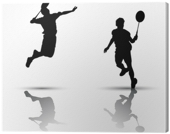 Silhouette Badminton Vector (400x400), Png Download