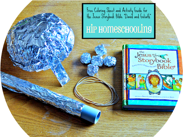 Jesus Storybook Bible David And Goliath Coloring Sheet - Jesus Storybook Bible E-book [book] (700x465), Png Download