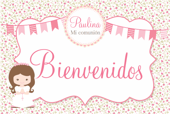 Cartel De Bienvenida Comunión - Blog (600x600), Png Download