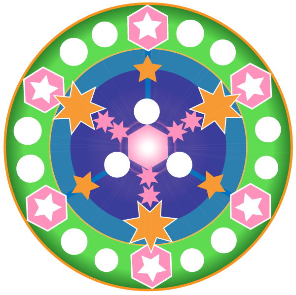 Round Mandala Border Png (600x599), Png Download