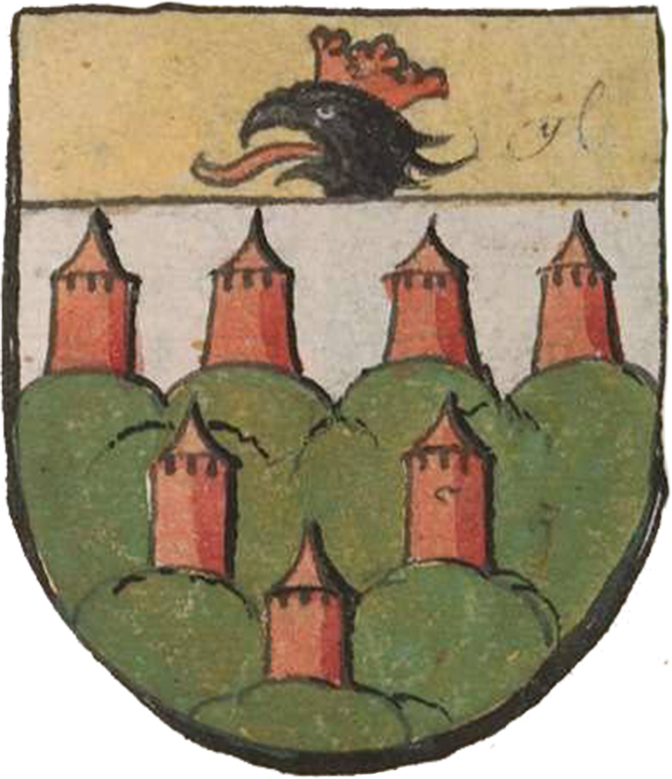 Stemă Folosită În - Coat Of Arms (1345x1558), Png Download