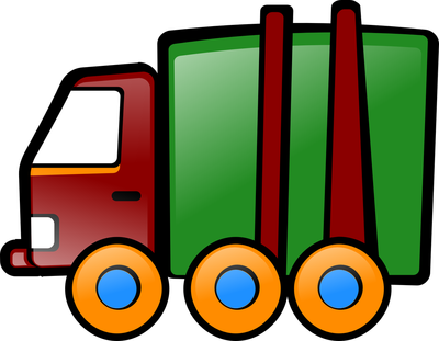 Free Truck Cartoon Image - Toy Car Clip Art (400x311), Png Download