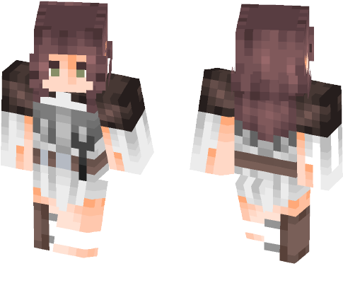 Female Soldier - Minecraft (584x497), Png Download