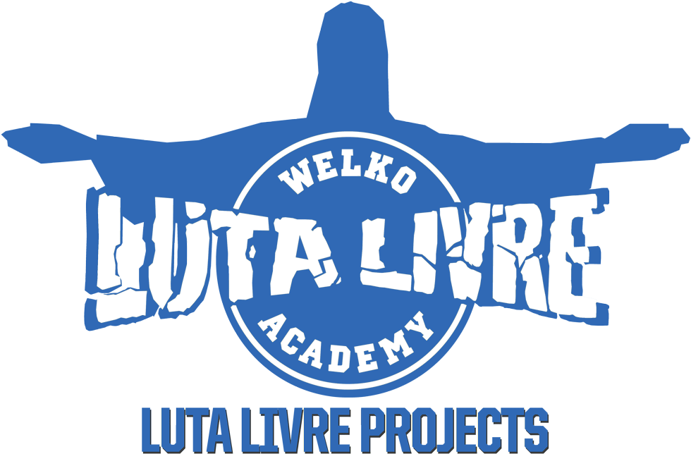 Logo One Color Blue Transparent - Luta Livre (1000x667), Png Download