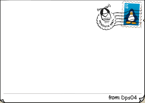 Postcard Template - Postcard Template Png (576x408), Png Download