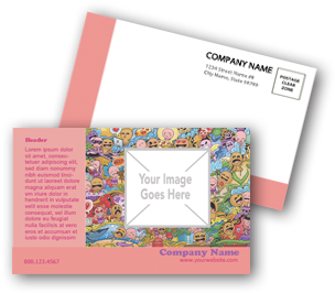 Doodle Postcards - Sketch Pad (600x300), Png Download