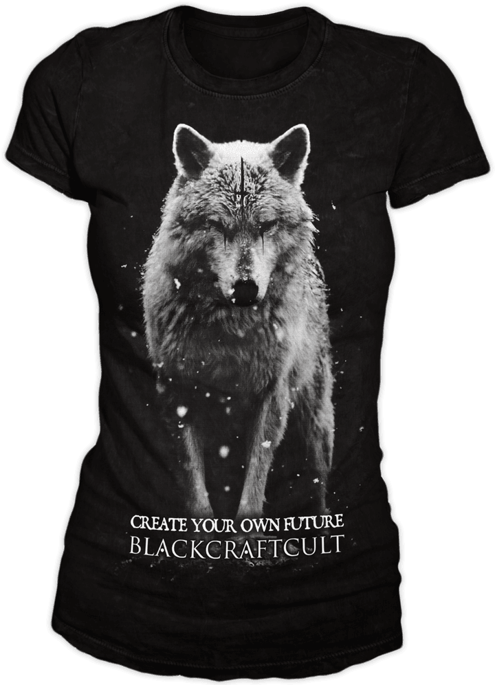 Lone Wolf - Women's Tee - Top Donna Black Craft - Solitario Wolf Racer Tank - (800x1000), Png Download