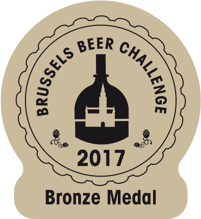 Bbc2017 Bronze Medal - Brussels Beer Challenge 2013 (412x449), Png Download