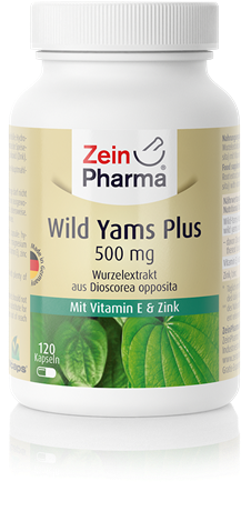 Wild Yams Plus 500 Mg - Zeinpharma Green Tea Deluxe Capsules (600x600), Png Download