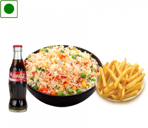 Veg Fried Rice (500x500), Png Download