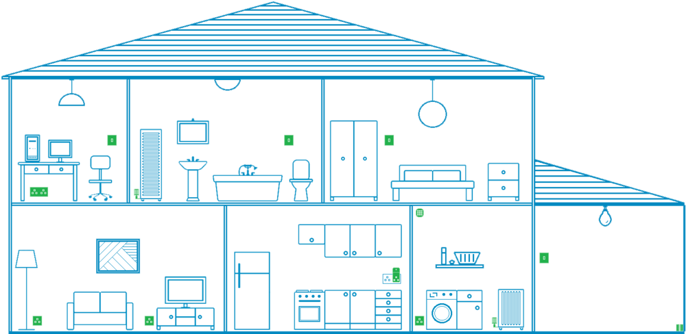 House Transparent (1000x488), Png Download