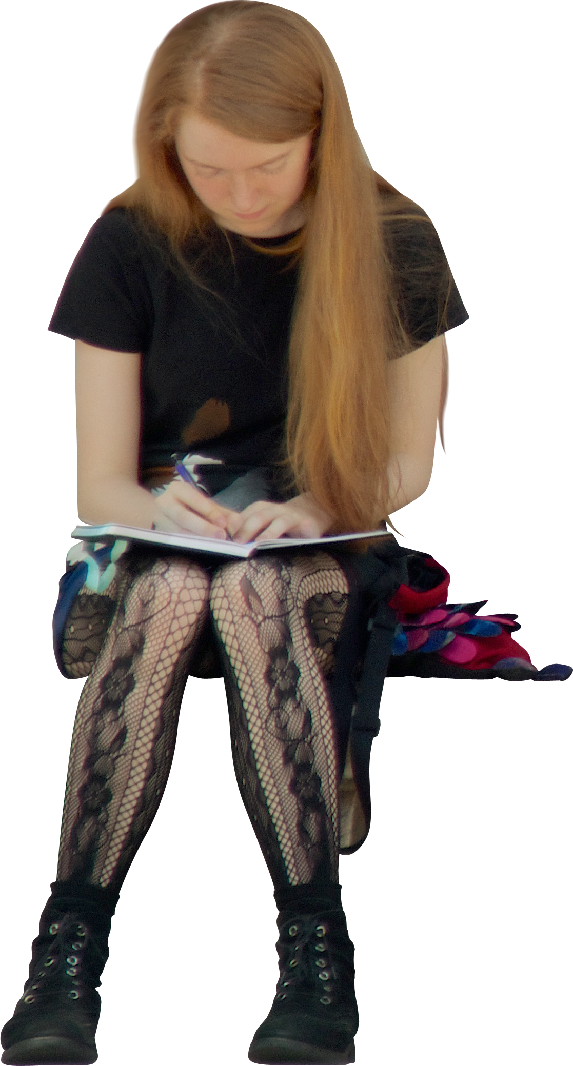 Download - Frente Persona Sentada (1117x2079), Png Download