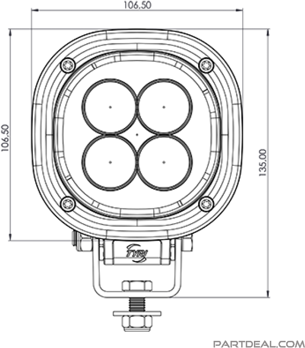 Tyri Model 1010 Beam - Pendule Horloge Metal 35 Cm Mouvement Silencieux (700x700), Png Download