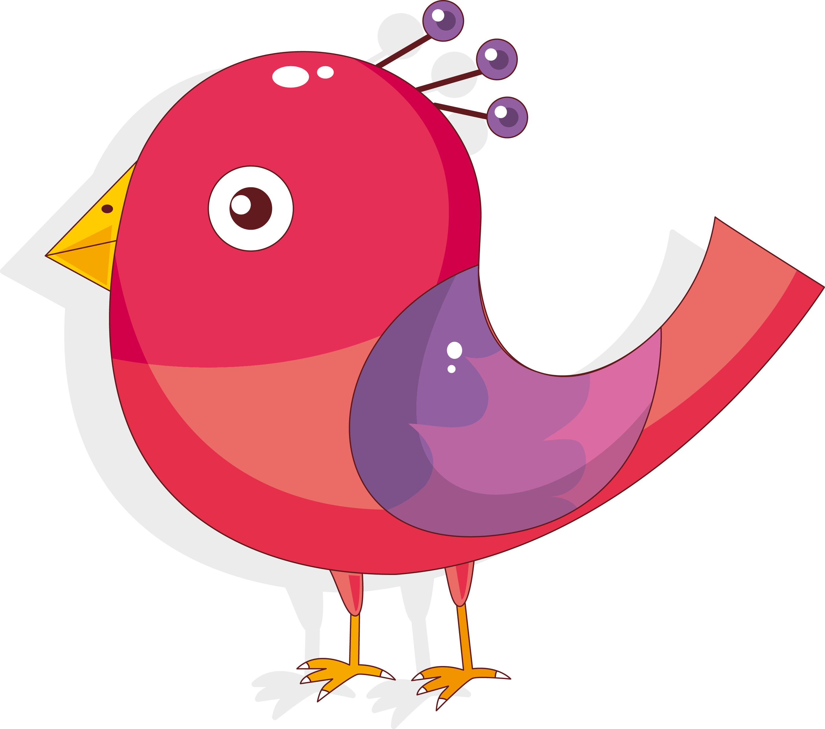 El Pajarito Que - Pajara Pinta Poema (2855x2523), Png Download
