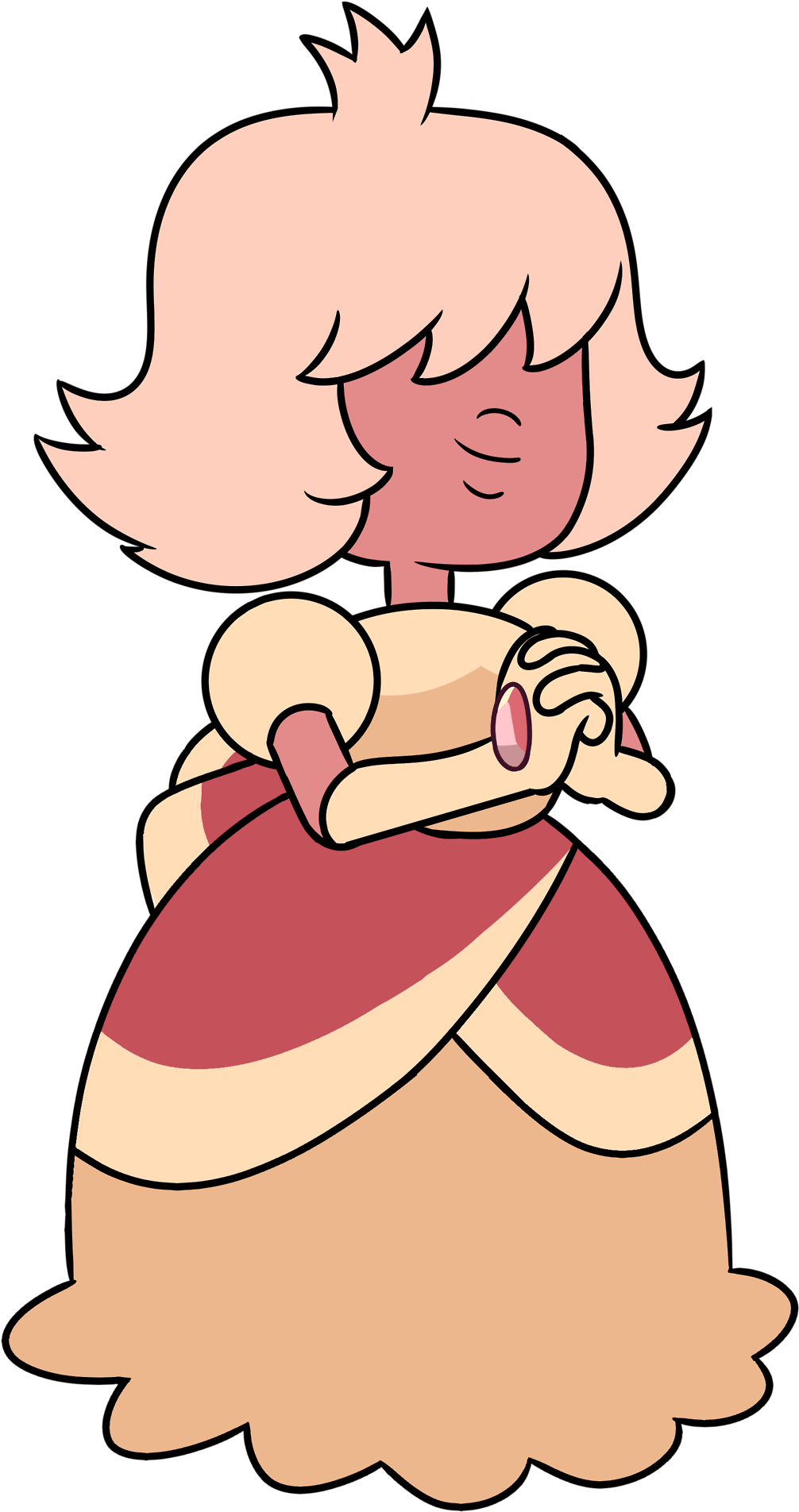 Padparadscha Sapphire Corrected Colors - Padparadscha Sapphire Steven Universe (1239x1920), Png Download