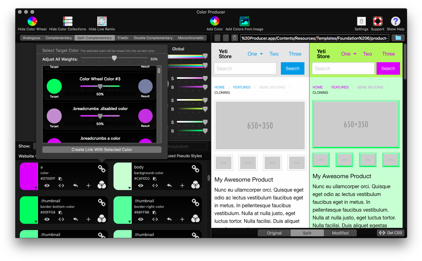 Download Png - Color (1361x846), Png Download