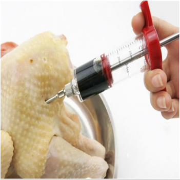 $39 - 00 $3 - - Turkey Meat Marinade Injector, Chicken Flavour Syringe (350x450), Png Download