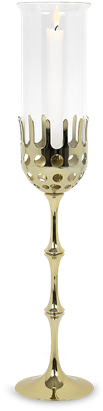 Wiinblad Hurricane Brass H55 - Bjørn Wiinblad - Candleholder H 60 Cm, Brass (460x460), Png Download