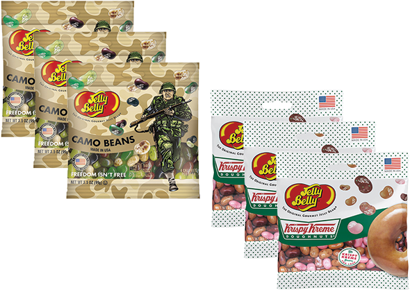 Jelly Belly Snacks To Go - Jelly Belly Freedom Fighters Jelly Beans - 3.5 Oz Bag (600x600), Png Download