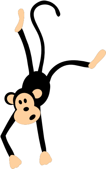 Free Icons Png - Clipart Monkey No Background (555x555), Png Download