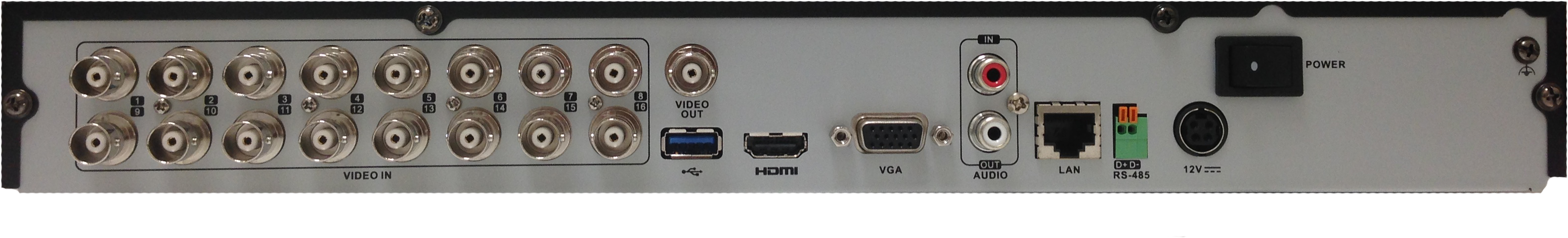 Adr8516qhd 16 Ch Quadbrid Dvr - Switch (3264x1994), Png Download